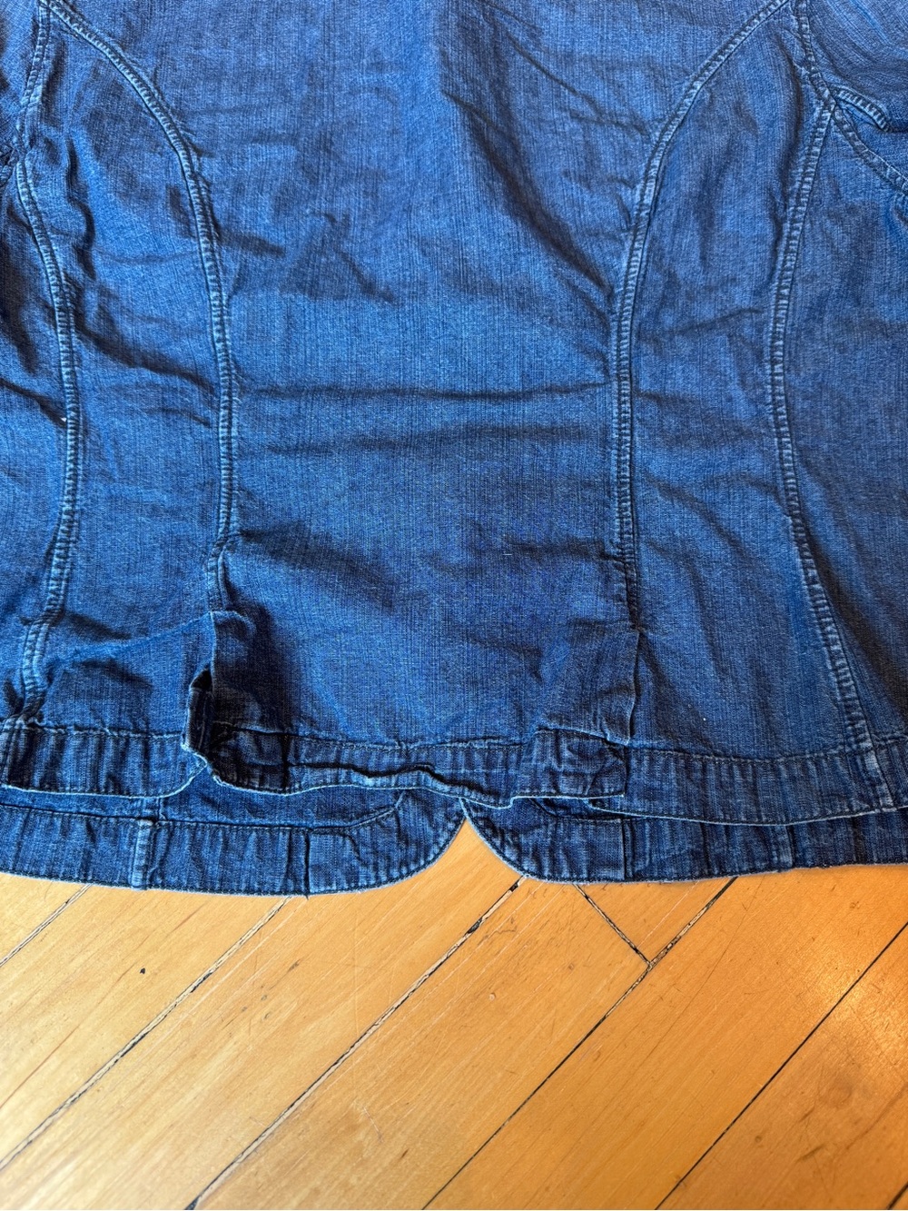 Denim Button-Front Ralph Lauren Top - Picture 7 of 7